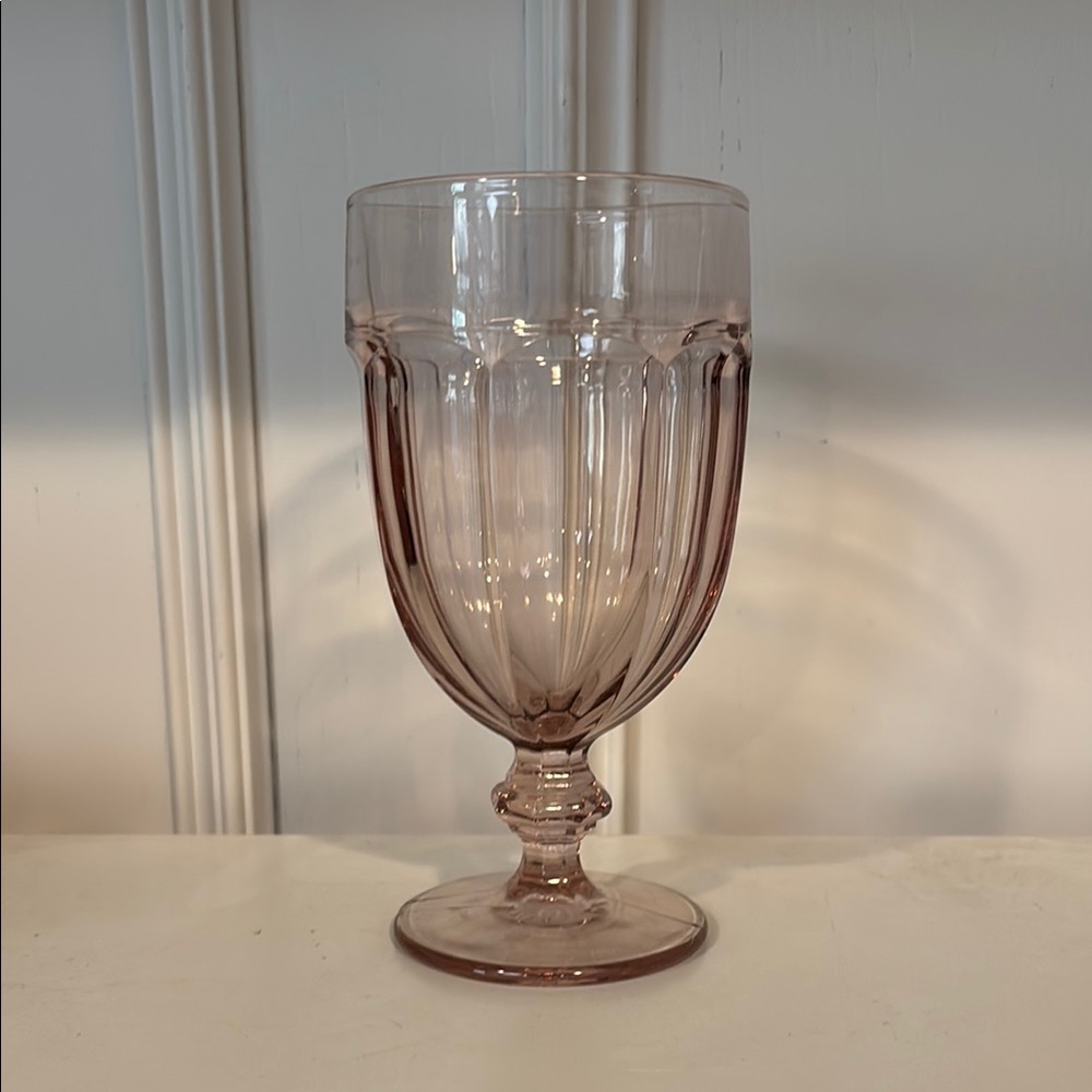 Libbey Duratuff Gibraltar Plum Light Purple Pink Iced Tea Glass